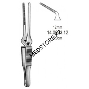 Зажим для временной остановки кровотока типа «Бульдог» 12мм/5см, 14.0021.12