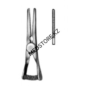 Зажим для временной остановки кровотока типа «Бульдог» 3,5 см, 14.0000.03