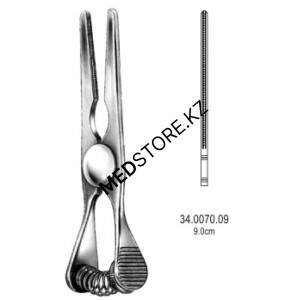 Зажим для временной остановки кровотока типа «Бульдог» 9 см, 34.0070.09