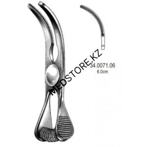 Зажим для временной остановки кровотока типа «Бульдог» 5,5 см