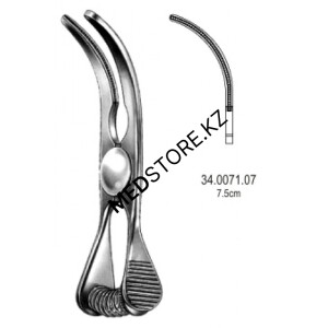 Зажим для временной остановки кровотока типа «Бульдог» 7,5 см, 34.0071.07