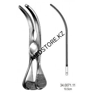 Зажим для временной остановки кровотока типа «Бульдог» 10,5 см, 34.0071.11