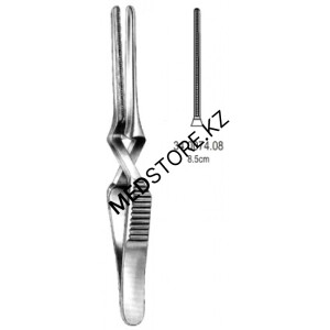 Зажим для временной остановки кровотока типа «Бульдог» 8,5 см, 34.0074.08