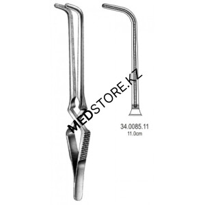 Зажим для временной остановки кровотока типа «Бульдог» 11 см, 34.0085.11