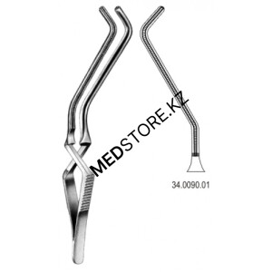 Зажим для временной остановки кровотока типа «Бульдог» 11 см, 34.0090.01