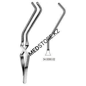 Зажим для временной остановки кровотока типа «Бульдог» 11 см, 34.0090.02