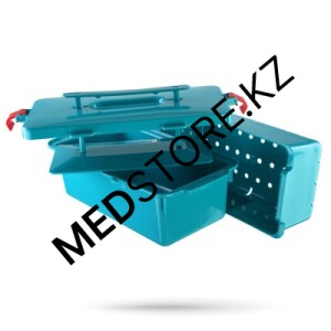 Емкость-контейнер для дезинфекции и предстерилизационной обработки с фикс.крышкой 4,5л