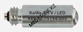 LED-лампа стандартной яркости на рукояти ларингоскопа KaWe FO 2,5V, 12.75154.003