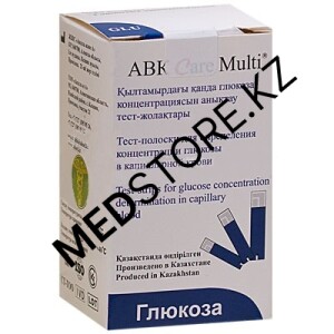 Тест полоски глюкозы для ABK Care Multi №50