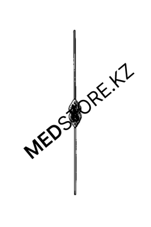 Зонд офтальмологический цилиндрический для слезного канала двухсторонний №3 (ЗН-40)