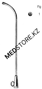 Катетер ушной металлический, №1, 44.0111.01