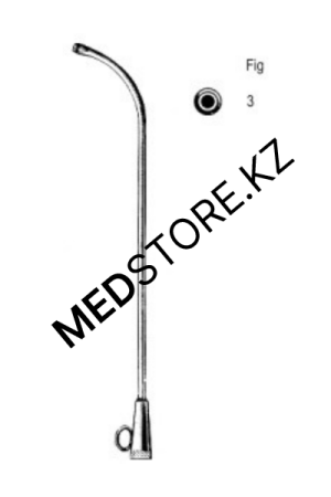 Катетер ушной металлический, №3, 44.0111.03