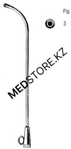 Катетер ушной металлический, №3, 44.0111.03