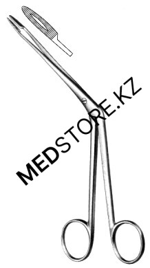 Щипцы тампонные носовые, изогнутые, 200 мм, 46.0130.01