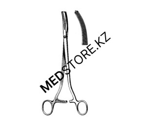 Зажим кровоостанавливающий прямой для глубоких полостей №3 214 мм, 14.0471.03