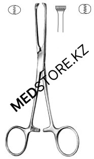 Зажим для захвата кишечной стенки 152 мм, 52.0023.15