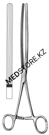 Зажим кишечный прямой эластичный для взрослых 240 мм, 52.0210.24