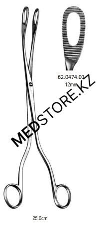 Щипцы для уд. пл. яйца прямые, 62.0474.01