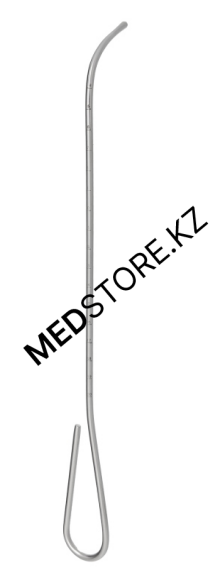 Зонд маточный с делениями, изогнутый, 290 мм, 60.0493.29