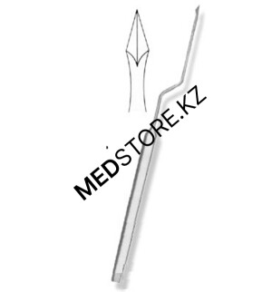 Нож (игла) парацентозный штыкообразный, НК 175х4 мм, 44.0431.18