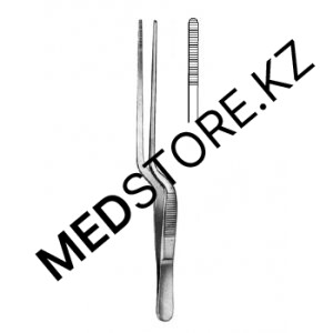 Пинцет ушной штыковидный, 140х1,5 мм, 44.0282.14