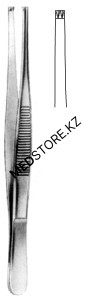 Пинцет хирургический общего назначения, 250х2,5 мм, 12.0115.25