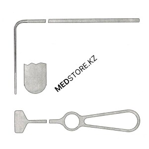 Зеркало-подъемник по Отто, № 3, 38х115х250 мм, 18.0519.03