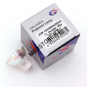 Галогенная лампа 12V 20W G4 (эквивалент Philips JCR12V20W/A20H/3)