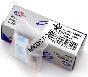 Галогенная лампа 24V 100W GY6.35 (эквивалент Osram 64460 U)