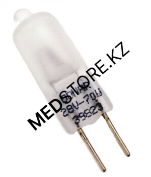 Галогенная лампа 28V 70W GY6.35 JCD (эквивалент Hybec JCD28V70W/Frost)