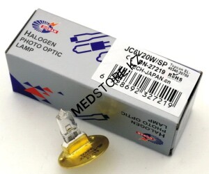 Галогенная лампа 6V 20W JC SPECIAL Donar DN-27219 (эквивалент TOPCON 40340-20700,JC6V20W/SP)