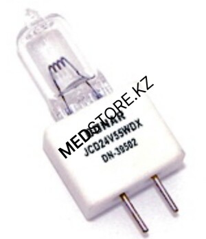 Галогенная лампа 24V 55W GZ6.35(эквивалент JCD24V55WDX/A3)