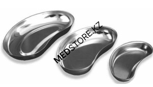 Лоток медицинский почкообразный ЛМП-«Медикон», 260х160х32мм, (V - 0,5л), (сталь AISI 430)