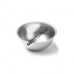 Лоток шаровидный ЛШ-«Медикон», d 150х65 мм, (сталь AISI 304)