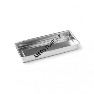 Лоток стоматологический ЛМС-«Медикон», 195х90х25мм О (ортопедич.),(сталь AISI 304)