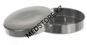 Лоток стоматологический с крышкой (Чашки Петри) ЛСК-«Медикон», d 76х25мм (сталь AISI 304)