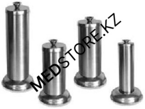 Стакан медицинский с крышкой и основанием СтСК-«Медикон», d 76х130мм (V - 0,45л) (сталь AISI 304)