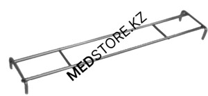 Штатив-рельсы для окраски мазков без делителей (435х85х25)
