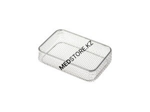 Лоток прямоугольный сетчатый ЛМПрС-«Медикон», 250х170х60мм (сталь AISI 304)