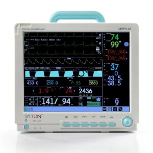 Монитор прикроватный реаниматолога и анестезиолога переносный МПР6-03, КОМПЛЕКТАЦИЯ Р4.19 (Тритон-ЭлектроникС ООО, РОССИЯ)