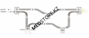 Дыхательный контур Coaxial-тип, детский набор, 44903100 (Well Lead Medical)
