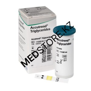Тест-полоски Аккутренд Триглицериды (Accutrend Triglycerides), 25 штук