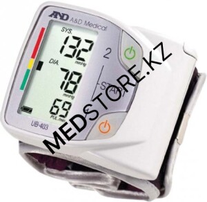 Тонометр на запястье с двумя блоками памяти UB-403