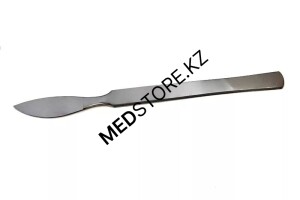 Скальпель брюшистый радиусный средний, 150х42 мм, 08.0014.01