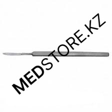 Скальпель глазной брюшистый малый, 130х20 мм, 08.0011.02