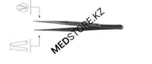 Пинцет для электрокоагуляции с зубчиком, 200х1,3 мм, 12.0159.20