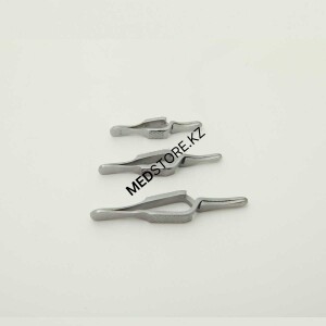 Клеммы для кровеносных сосудов с нарезкой, прямые (комплект), 14.0013.00