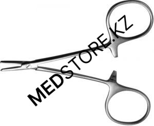 Зажим кровоостанавливающий прямой с зубом глазной 84 мм, 14.0043.08