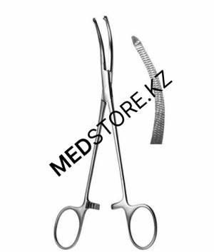 Зажим с кремальерой для прикрепления белья к брюшине 195 мм, 14.0501.20