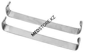 Крючок пластинчатый по Фарабефу, парные, 165 мм, 18.0013.00